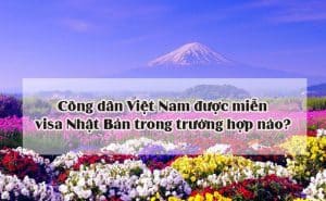 Cong dan Viet Nam duoc mien visa Nhat Ban trong truong hop nao 1