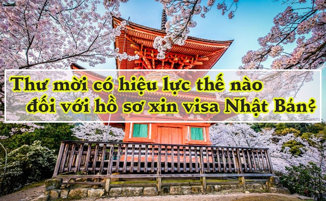 Thu moi co hieu luc the nao doi voi ho so xin visa Nhat Ban 1