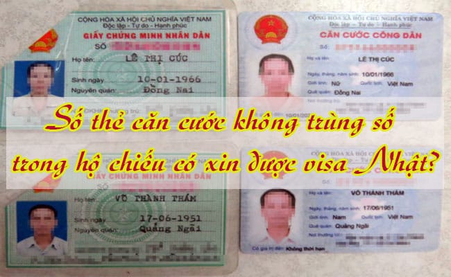 So the can cuoc khong trung so trong ho chieu co xin duoc visa Nhat 1