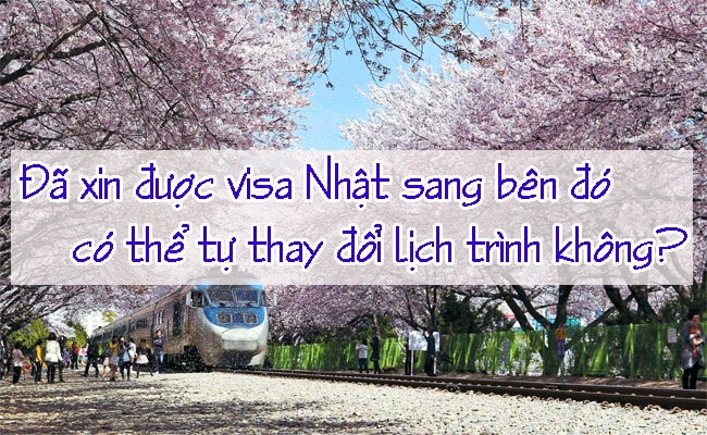 Da xin duoc visa Nhat sang ben do co the tu thay doi lich trinh khong 1